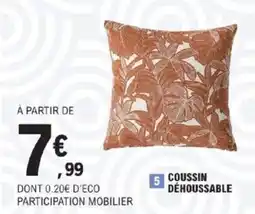 E.Leclerc Coussin déhoussable offre