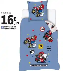 E.Leclerc Parure de lit mario kart offre