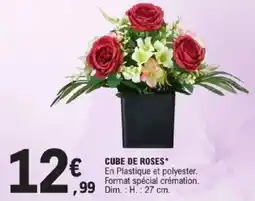 E.Leclerc Cube de roses offre