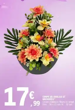 E.Leclerc Coupe de dhalias et orchidées offre