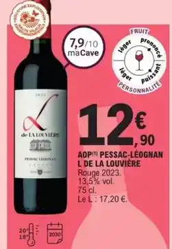 E.Leclerc Express L de la louvière - aop pessac-léognan offre