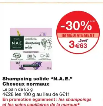 Shampoing solide N.A.E