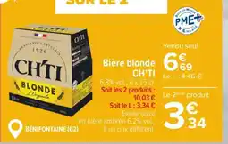Carrefour Bière Blonde Ch'ti offre