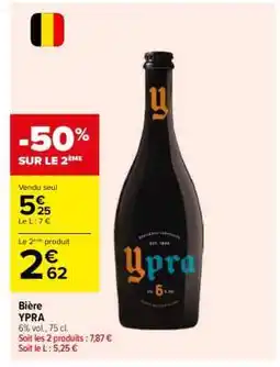 Carrefour Bière YPRA offre