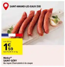Carrefour Metka SAINT-GÉRY offre