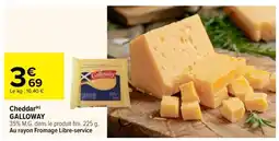 Carrefour Cheddar Galloway offre