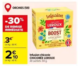Carrefour Infusion chicorée CHICORÉE LEROUX offre