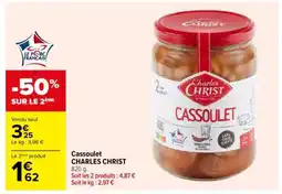 Carrefour CASSOULET CHARLES CHRIST offre