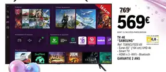TV 4K 'SAMSUNG'