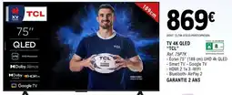 E.Leclerc TV 4K QLED TCL offre