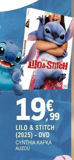 E.Leclerc LILO & STITCH (2025) - DVD offre