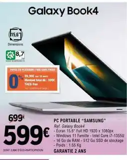 E.Leclerc Galaxy Book4 offre