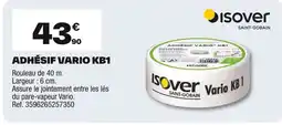 Brico Dépôt ISOVER Adhésif vario kb1 offre