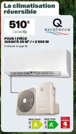 Brico Dépôt Pour 1 pièce jusqu'à 35 m²/> 2500 w offre
