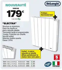 Brico Dépôt DELONGHI Electra offre