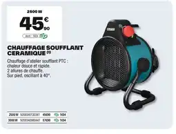 Brico Dépôt Chauffage soufflant ceramique offre