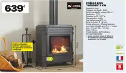 Brico Dépôt INVICTA Poêle à bois "vosges" 8 kw offre
