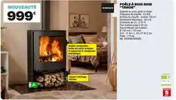 Brico Dépôt Poêle à bois 8kw "tahoe” offre