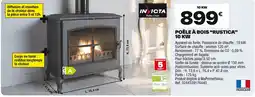 Brico Dépôt INVICTA Poêle à bois "rustica" offre