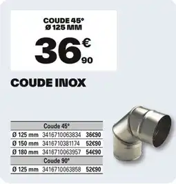 Brico Dépôt Coude inox offre