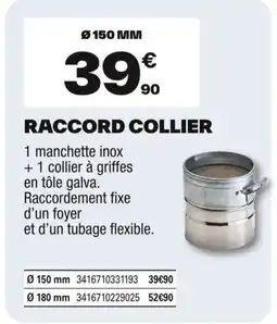 Brico Dépôt Raccord collier offre