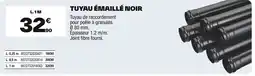 Brico Dépôt Tuyau émaillé noir offre