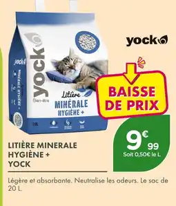 Point Vert Yock Litière Minérale Hygiène + offre