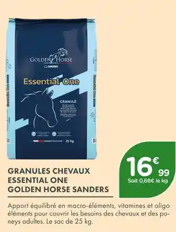 Point Vert Golden Horse Sanders Granules Chevaux Essential One offre