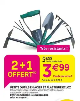 Delbard ECLOZ Petits outils en acier et plastique ECLOZ offre