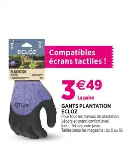 Delbard ECLOZ GANTS PLANTATION ECLOZ offre