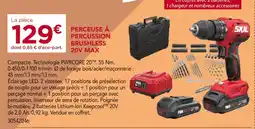 Gedimat SKIL Perceuse à percussion Brushless 20V Max offre