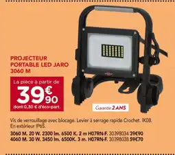 Gedimat JARO Projecteur portable LED 3060 M offre