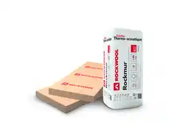 Brico Dépôt 8 panneaux de laine de roche revêtue kraft rockmur offre