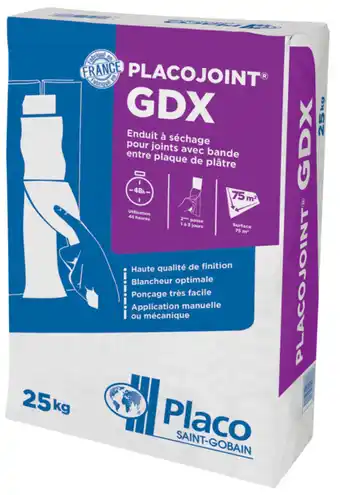 Brico Dépôt Enduit à joints en poudre gdx 25 kg offre
