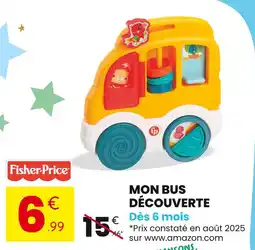 Stokomani Fisher-Price Mon Bus Découverte offre