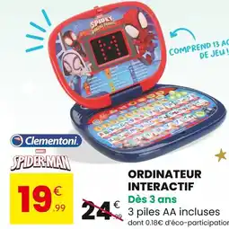 Stokomani Clementoni / Marvel Ordinateur interactif offre