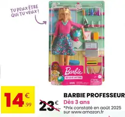 Stokomani Barbie BARBIE PROFESSEUR offre
