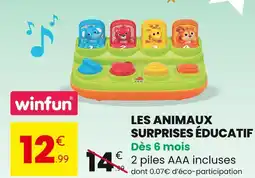Stokomani Winfun Les Animaux Surprises Éducatif offre