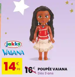 Stokomani Jakks Pacific Poupée Vaiana offre