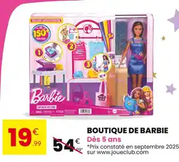 Stokomani Barbie Boutique de Barbie offre
