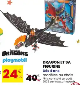 Stokomani Playmobil / Dreamworks Dragon et sa figurine offre