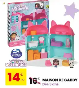 Stokomani Spin Master Maison de Gabby offre