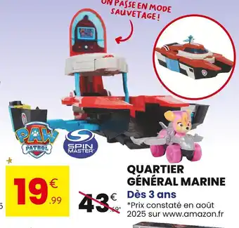 Stokomani Spin Master / Paw Patrol Quartier Général Marine offre