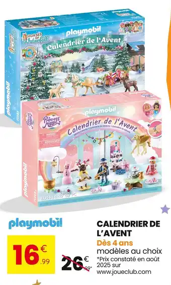 Playmobil Calendrier de l'Avent