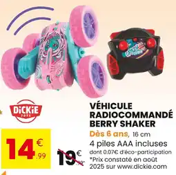 Stokomani Dickie Toys Véhicule radiocommandé Berry Shaker offre