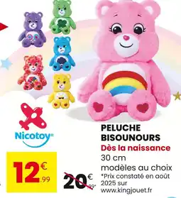Stokomani Nicotoy Peluche Bisounours offre