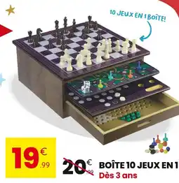Stokomani Boîte 10 jeux en 1 offre