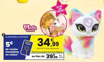 JouéClub MISTIE SECRETS | 4 ans offre