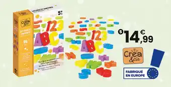 JouéClub CREA & CIE Lettres et chiffres offre