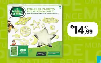 JouéClub Le Labo des Curieux Étoiles et Planètes Phosphorescentes offre